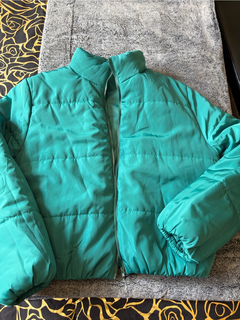 SHEIN Women's Puffer Jacket Size Large